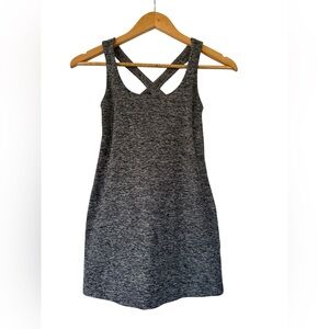 Beyond Yoga Interwoven grey spacedye racerback tank top